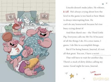 This Journal Belongs to Mason E. Pig: A Three Little Pigs Fractured Fairy Tale - Jose Cruz [KSIĄŻKA]