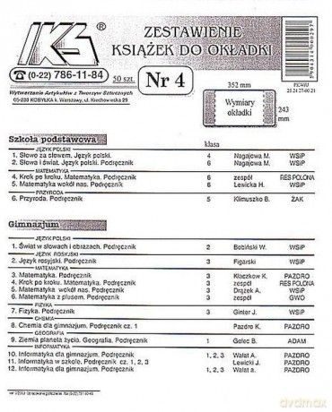 Okładka Nr 4 [SZKOŁA]