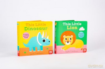 This Little Dinosaur: A Touch and Feel Book - Ingela P Arrhenius [KSIĄŻKA]