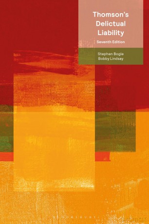 Thomson s Delictual Liability - Stephen Bogle [KSIĄŻKA]