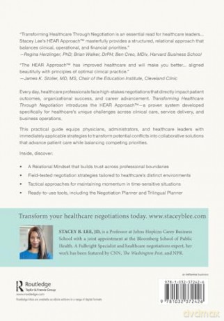 Transforming Healthcare Through Negotiation: A Guide to Success in Medicine, Care Delivery, and the Business of Health - Stacey B. Lee [KSIĄŻKA]