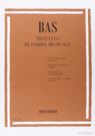Trattato Di Forma Musicale - G. BAS [KSIĄŻKA]