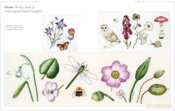 Trish Burr's Nature Embroidery Transfers: 75 iron-on designs - Trish Burr [KSIĄŻKA]