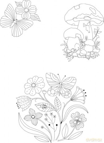 Trish Burr's Nature Embroidery Transfers: 75 iron-on designs - Trish Burr [KSIĄŻKA]
