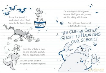 Tuck and Tina and the Haunted School: A fun illustrated adventure for 6+ readers! Perfect for the spooky season - Jess Brallier [KSIĄŻKA]