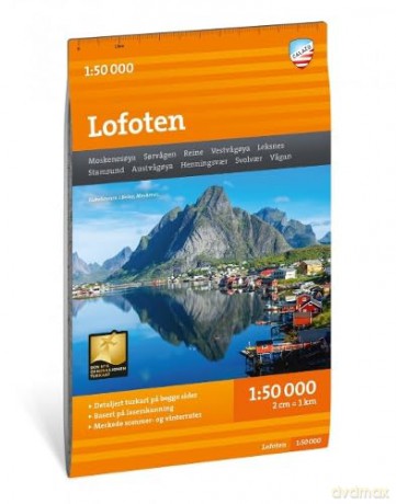 Turkart Lofoten 1:50 000 - Calazo Forlag [KSIĄŻKA]