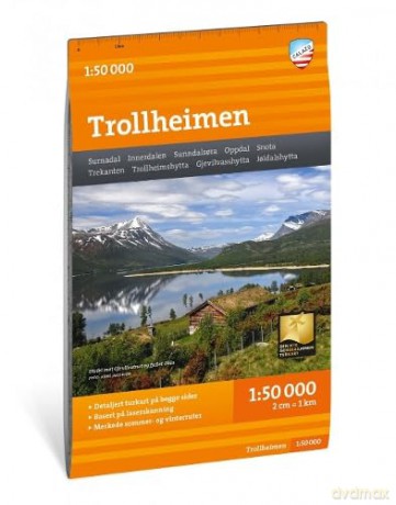 Turkart Trollheimen 1:50 000 - Calazo Forlag [KSIĄŻKA]