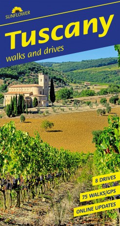 Tuscany Sunflower Walking Guide: 75 long and short walks and 8 car tours - Liz Mizon [KSIĄŻKA]