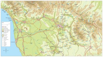 Tuscany Sunflower Walking Guide: 75 long and short walks and 8 car tours - Liz Mizon [KSIĄŻKA]