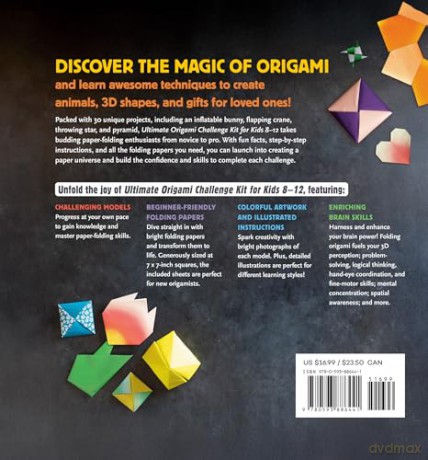 Ultimate Origami Challenge Kit for Kids 8-12: Fun Projects and Step-By-Step Folding Techniques to Go from Novice to Pro - Brian Soonho Yoon [KSIĄŻKA]