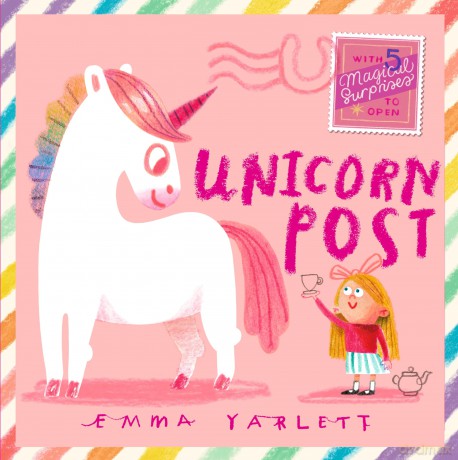 Unicorn Post: A magical interactive novelty lift-the-flap story gift book with letters to open, sparkly surprises and unicorn fun for kids age 3,4,5 - Emma Yarlett [KSIĄŻKA]