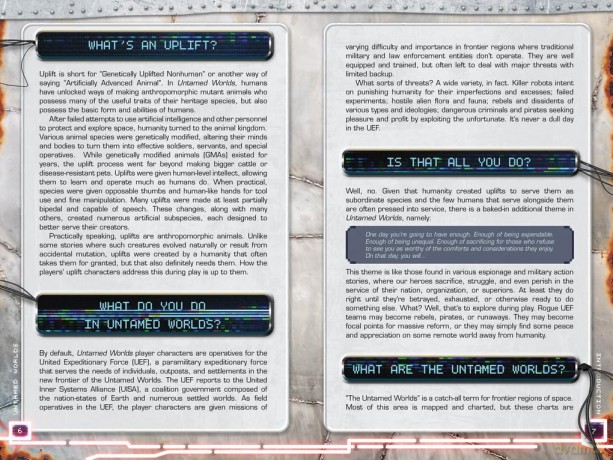 Untamed Worlds: Anthropomorphic Science Fiction Roleplaying - Jack Norris [KSIĄŻKA]