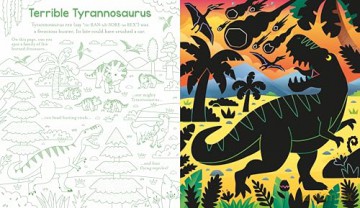 Usborne Scratch Activities Dinosaurs - Sam Baer [KSIĄŻKA]