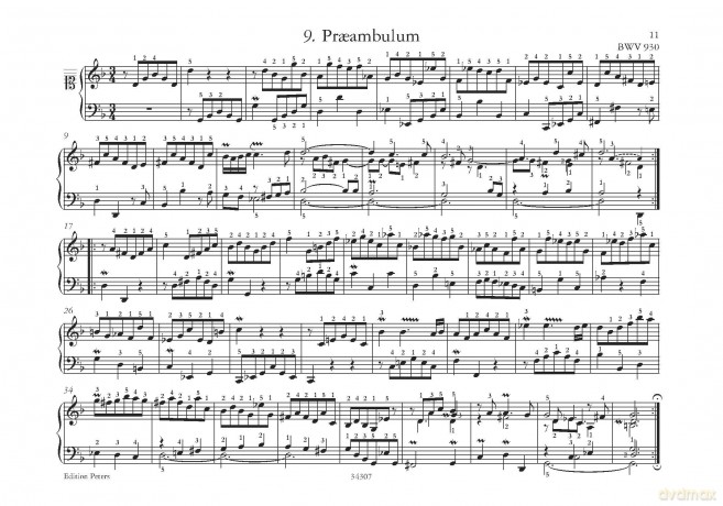 W.F. Bach: Notebook for Wilhelm Friedemann Bach - Johann Sebastian Bach [KSIĄŻKA]