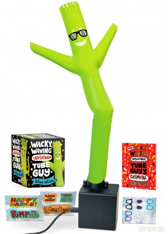 Wacky Waving Inflatable Tube Guy Deluxe Edition: Includes USB Cable and Vinyl Stickers - Conor Riordan [KSIĄŻKA]