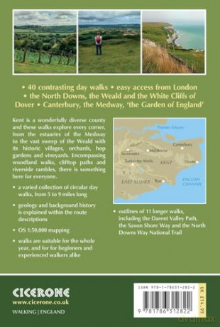 Walking in Kent: 40 circular short walks and day walks - Kev Reynolds [KSIĄŻKA]