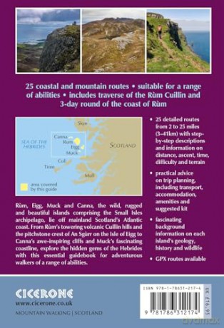 Walking Rum and the Small Isles: Rum, Eigg, Muck, Canna - Peter Edwards [KSIĄŻKA]