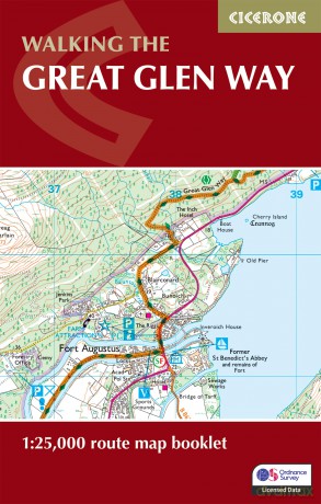 Walking the Great Glen Way Map Booklet: 1:25,000 OS Route Mapping - Paddy Dillon [KSIĄŻKA]
