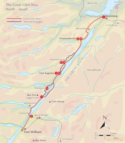 Walking the Great Glen Way: Fort William to Inverness Two-way trail guide - Paddy Dillon [KSIĄŻKA]