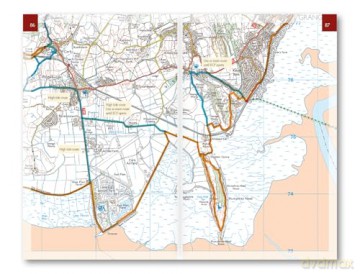 Walking the King Charles III England Coast Path: North West - Cumbria Map Booklet: 1:25,000 OS Route Map Booklet - Ange Harker [KSIĄŻKA]