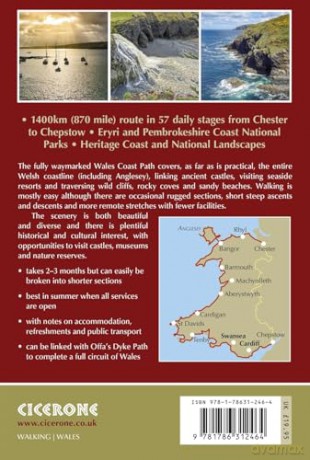 Walking the Wales Coast Path: Llwybr Arfordir Cymru - Paddy Dillon [KSIĄŻKA]