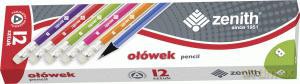 Ołówek B Trójkątny Z Gumką [SZKOŁA]