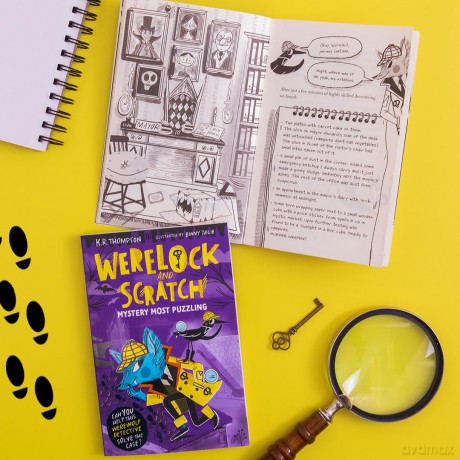Werelock and Scratch: Mystery Most Puzzling: A puzzle solving, interactive, werewolf detective adventure - K.R. Thompson [KSIĄŻKA]