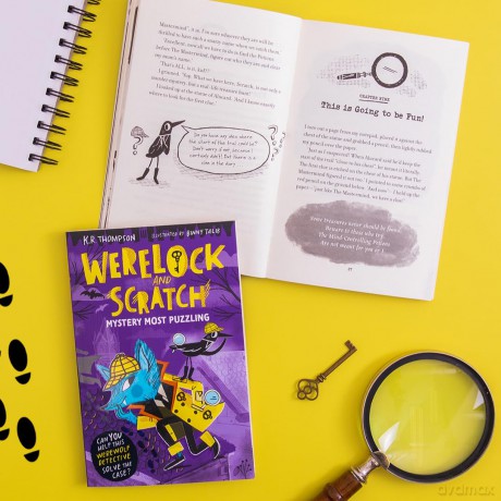 Werelock and Scratch: Mystery Most Puzzling: A puzzle solving, interactive, werewolf detective adventure - K.R. Thompson [KSIĄŻKA]