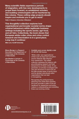White-Collar and Organizational Crime: New Ideas, Directions, and Perspectives - Diana Bociga [KSIĄŻKA]