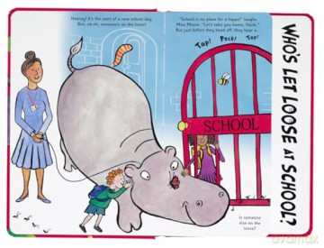 Who's Let Loose At School: A Zoo Animal Story Where the Pages Shrink and Grow in a Fun Guessing Game - Three Wishes [KSIĄŻKA]