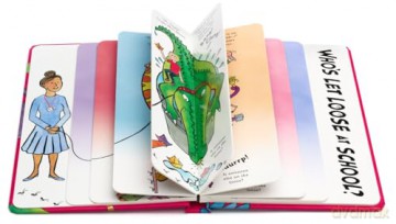 Who's Let Loose At School: A Zoo Animal Story Where the Pages Shrink and Grow in a Fun Guessing Game - Three Wishes [KSIĄŻKA]