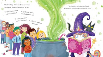 Witchicorn: The brand new funny rhyming children's illustrated picture book for ages 3 to 6 perfect for Halloween 2025 - Angela Woolfe [KSIĄŻKA]
