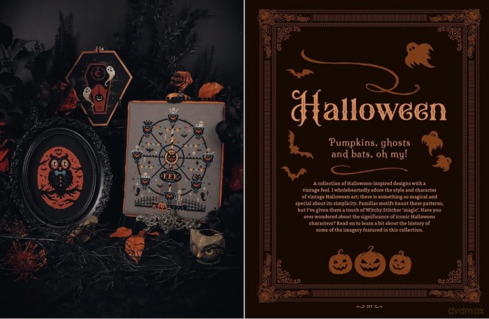 Witchy Stitching: 25 Patterns to Haunt Your Home - The Witchy Stitcher [KSIĄŻKA]