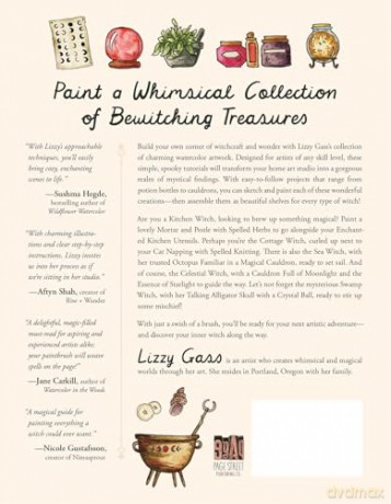 Witchy Watercolor: 75 Easy Projects for Enchanting Art - Lizzy Gass [KSIĄŻKA]