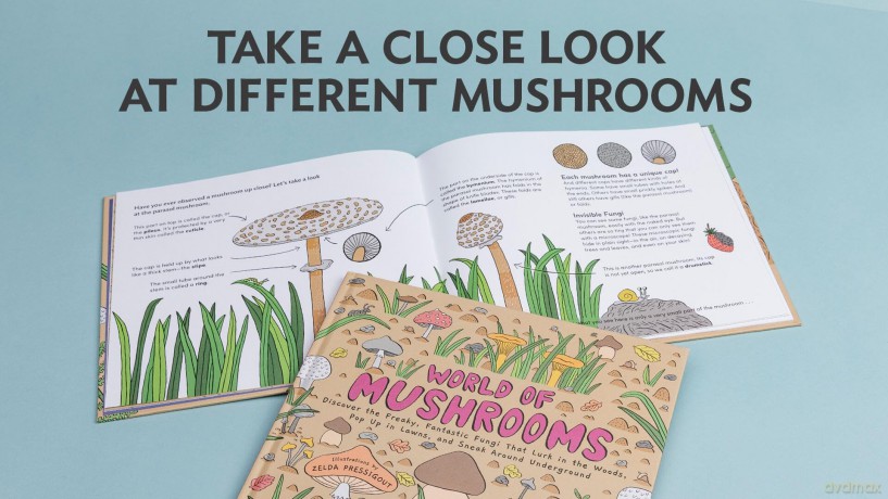 World of Mushrooms: Discover the Freaky, Fantastic Fungi That Lurk in the Woods, Pop Up in Lawns, and Sneak Around Underground - Pauline Payen [KSIĄŻKA]