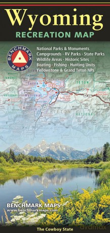 Wyoming Recreation Map - The Cowboy State! - Benchmark Maps [KSIĄŻKA]