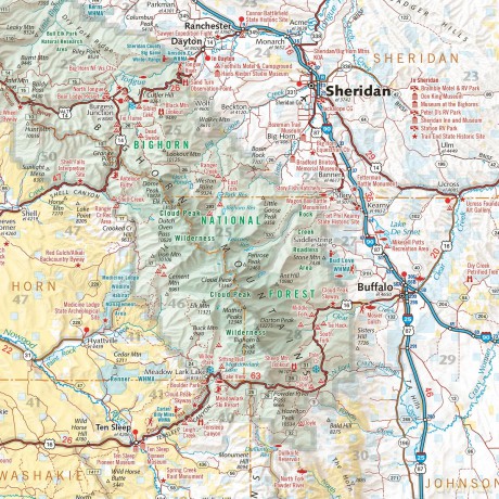 Wyoming Recreation Map - The Cowboy State! - Benchmark Maps [KSIĄŻKA]