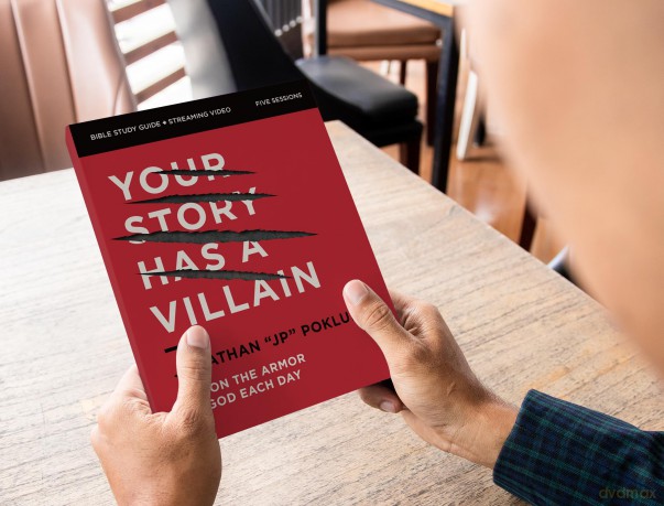 Your Story Has a Villain Bible Study Guide plus Streaming Video: Put on the Armor of God Each Day - Jonathan Pokluda [KSIĄŻKA]