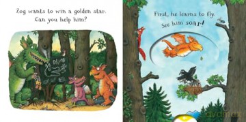 Zog - Slide and Spin: Help Zog get his golden star in this interactive board book by the creators of The Gruffalo - Julia Donaldson [KSIĄŻKA]