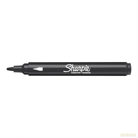 (bundle product) Sharpie - Creative Marker Acrylic Paint Pens - Bullet Tip Water-Based Paint Markers - Black - 6 Count (SKU: 2218123)