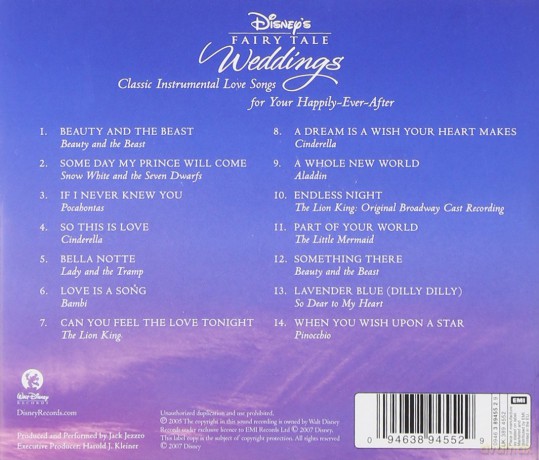Various Artists: Disney's Fairy Tale Weddings [CD]