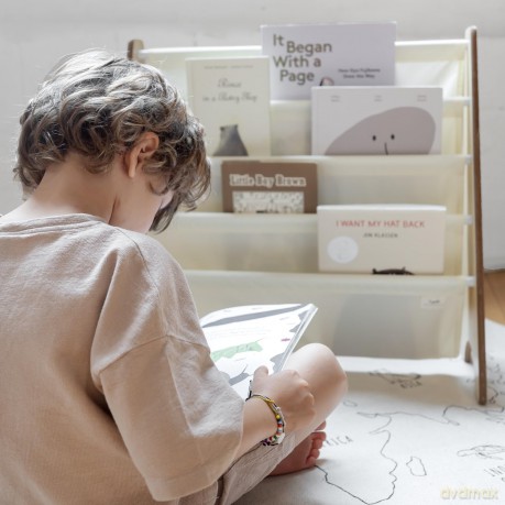 3 Sprouts - Book Rack Cream
