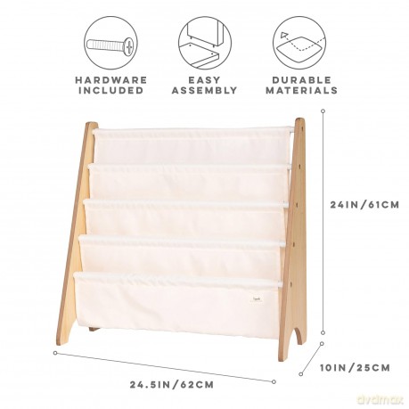 3 Sprouts - Book Rack Cream