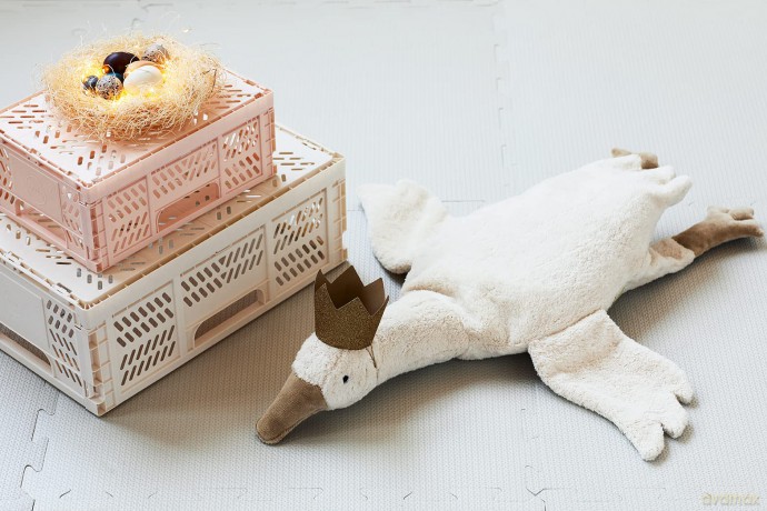 3 Sprouts - Modern Folding Crate Large Cream
