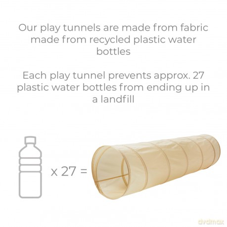 3 Sprouts - Play Tunnel, Blueberry/Ivory - (ITLBIV)