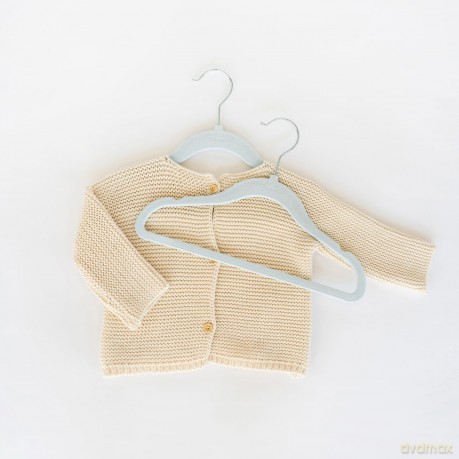 3 Sprouts - Velour Hanger (15 pcs.) - Blue