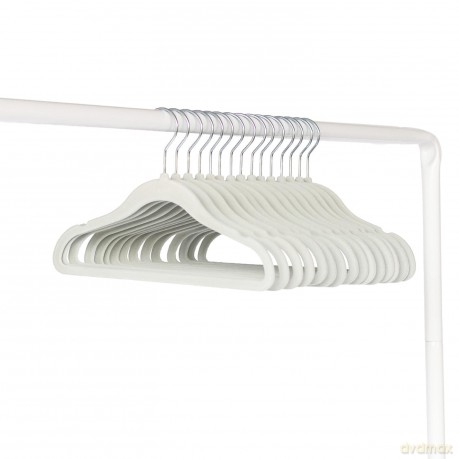 3 Sprouts - Velvet Hanger (set of 15) - Seafoam