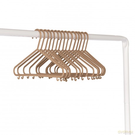 3 Sprouts - Wheat Straw Hanger - Brown - 20.5 x 29 cm