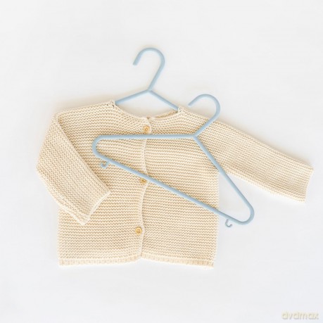 3 Sprouts - Wheat Straw Hanger (15 pcs.) - Blue - 17.5 x 29.5 cm