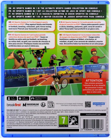 40 Sports Games in 1 [GRA PS5]